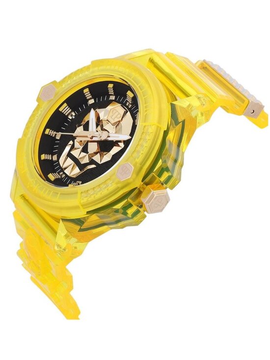 NWT Philipp Plein The Skull Quartz Black Dial Men\'s Watch